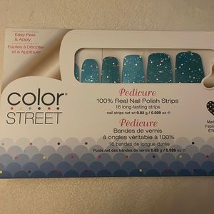 Color Street *Wailua Falls* Pedicure! RETIRED set!